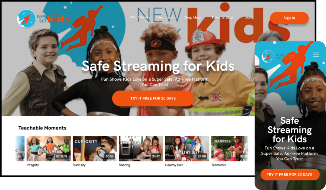 New Sky Kids VOD service