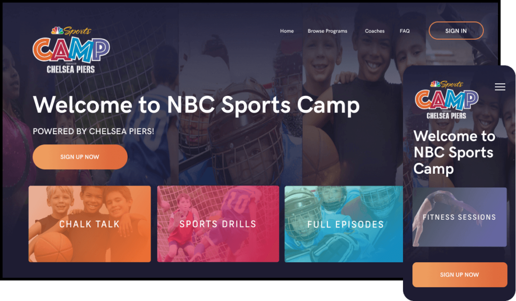 NBC Sports Camp Streaming Service
