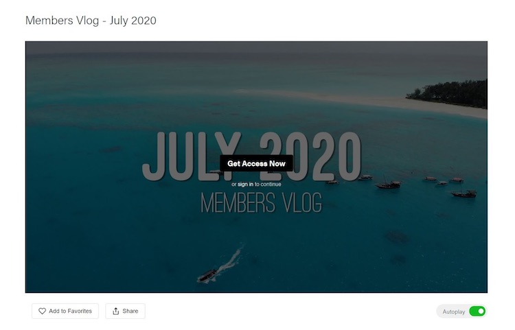 FWFG paid members vlog July 2020