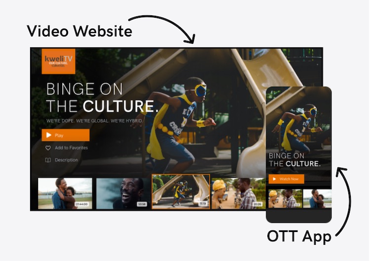 Video website and OTT apps