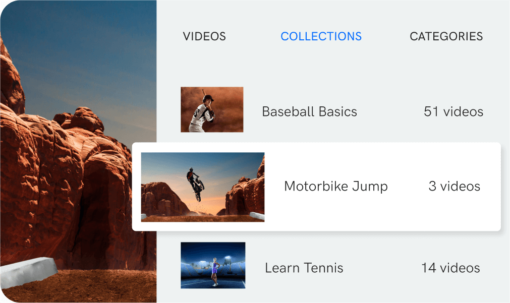 built-in video cms features