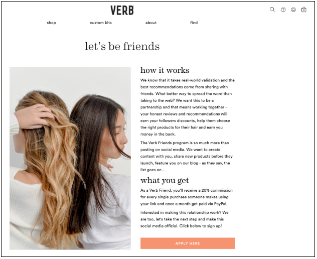 Verb Marketing Affiliates 