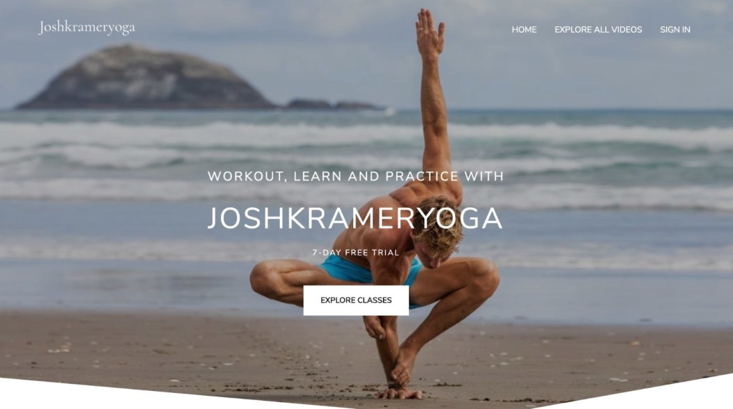 josh kramer yoga vod homepage