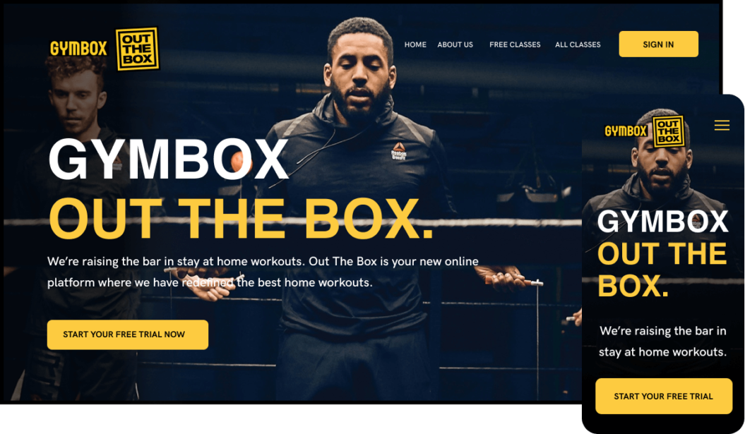 Gymbox on-demand workout streaming service