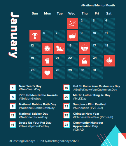 Sprout Social marketing calendar