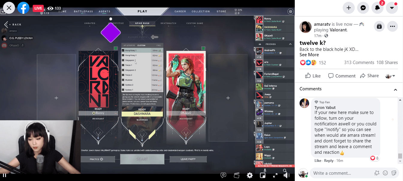 live streaming platform facebook gaming