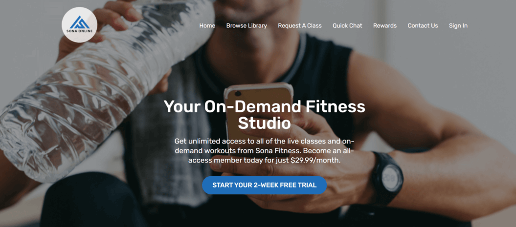 sona fitness streaming service