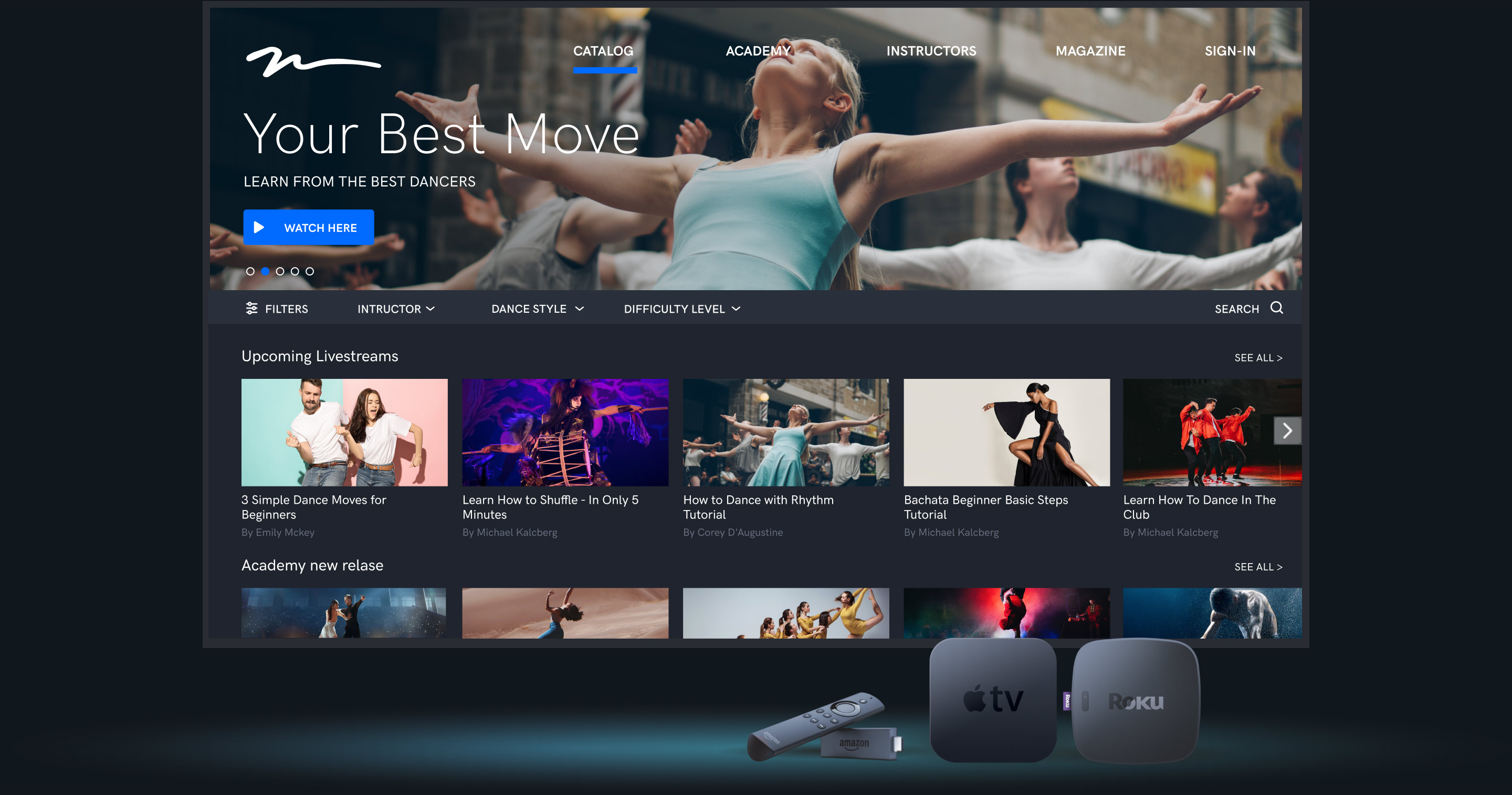 Video-on-demand catalog