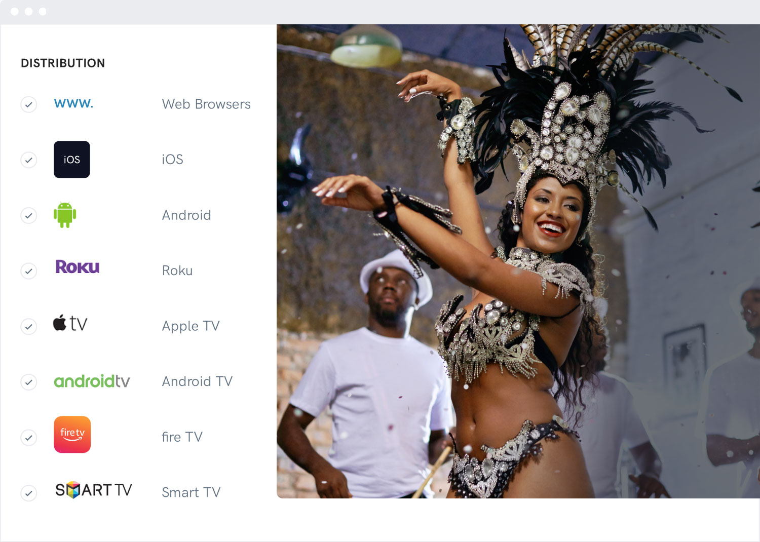 Video content distribution via web and OTT