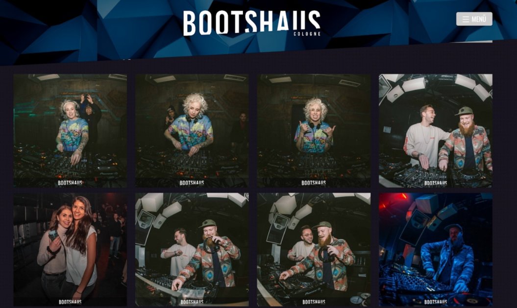 bootshaus cologne website homepage
