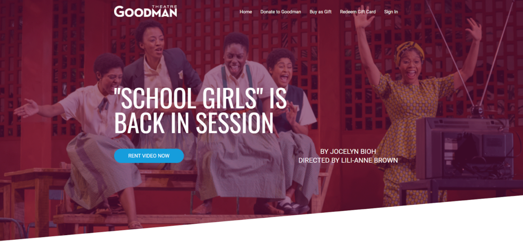 the goodman theatre virtual event example