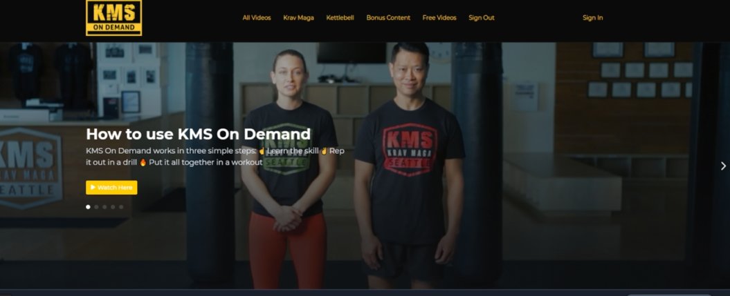 kms on demand landing page