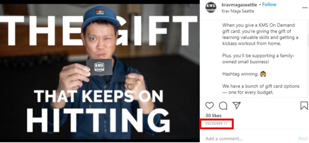 kms on demand gift card instagram