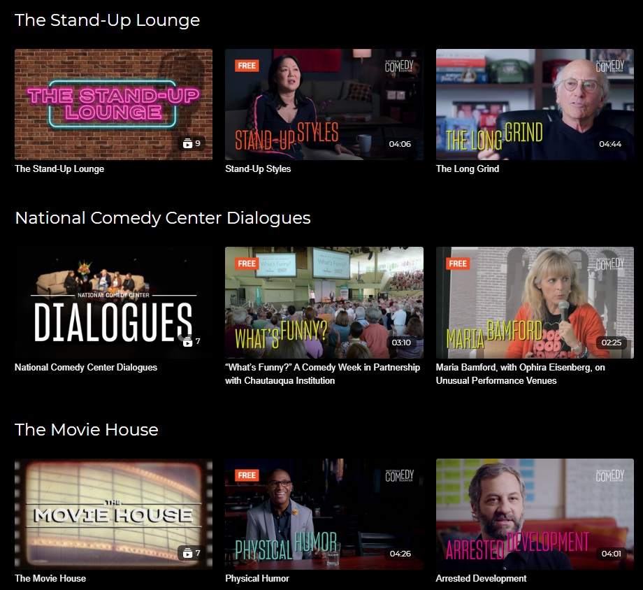 comedy virtual event examples