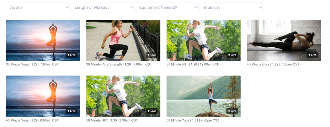 sona fitness streaming platform