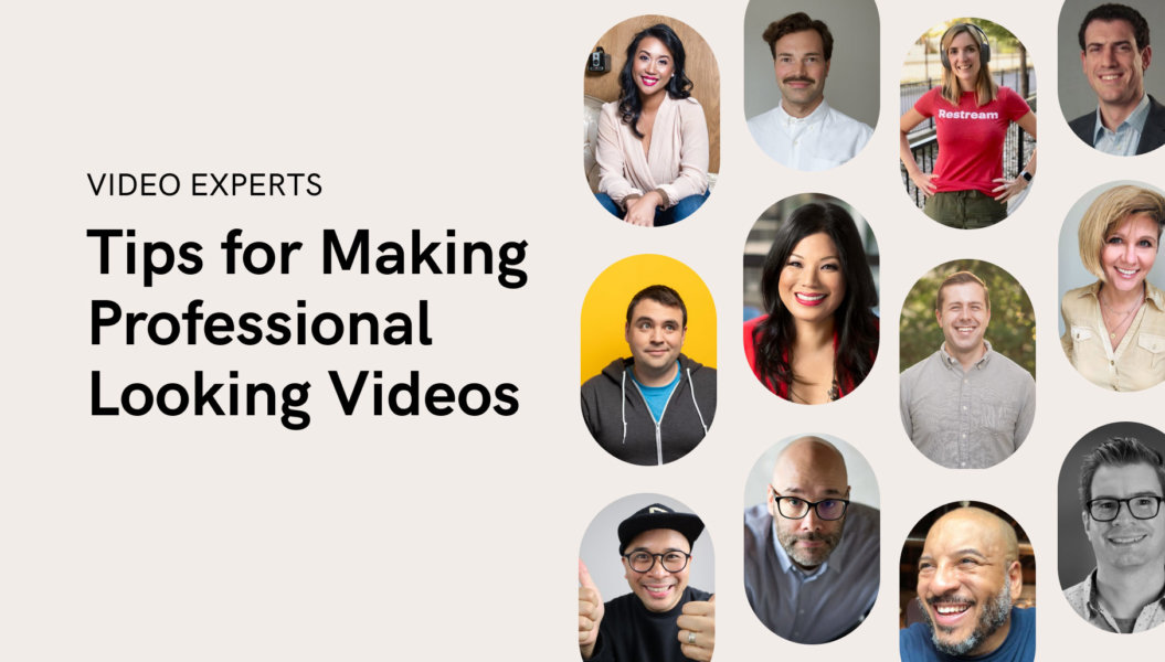 expert video tips for video content creation