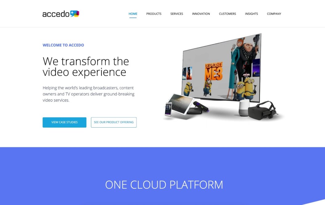 accedo platform