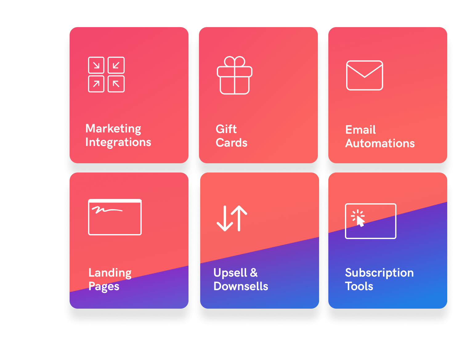 Built-in growth tools and features