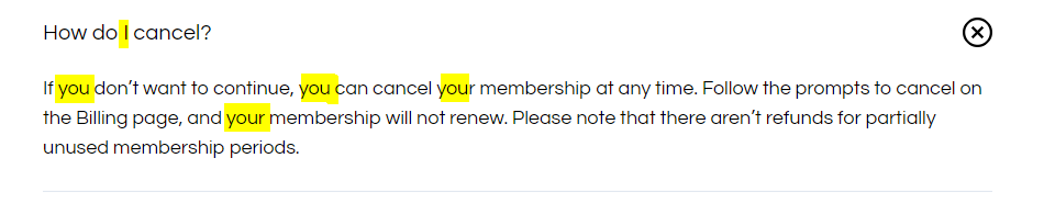 faq and answer phrasing