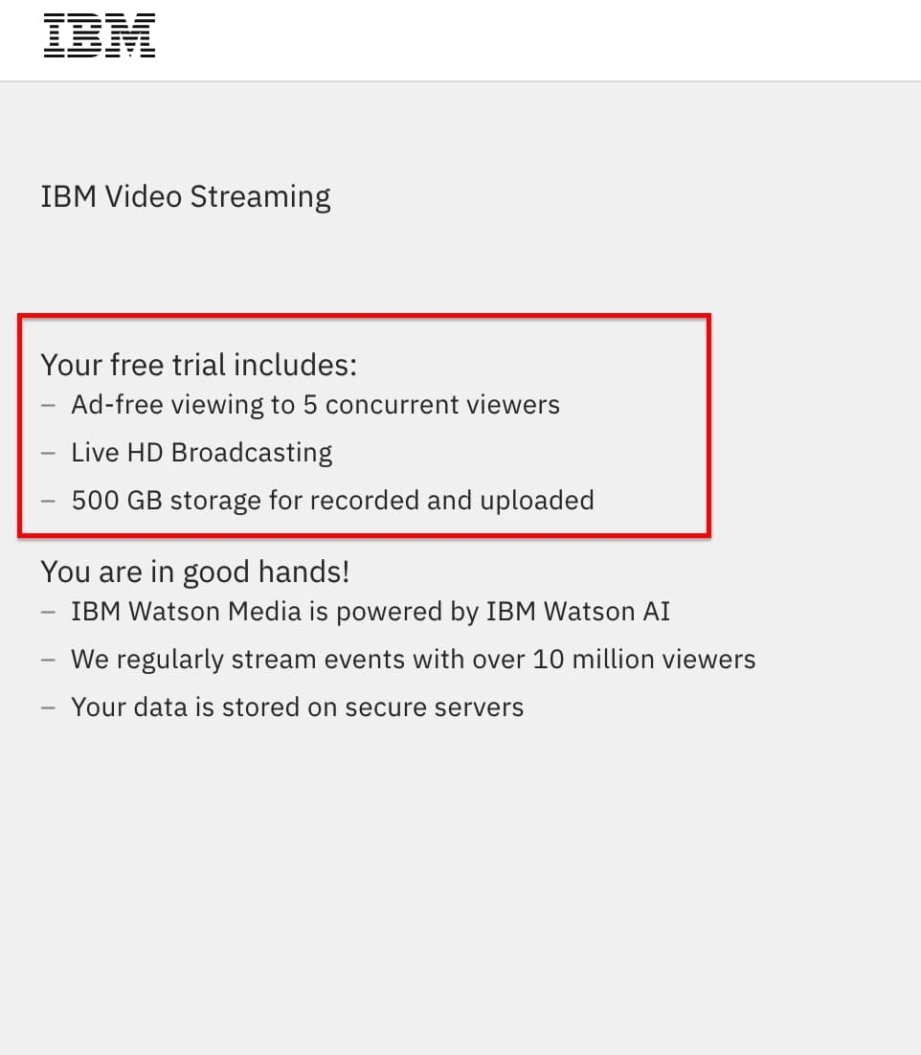 ibm watson ott features