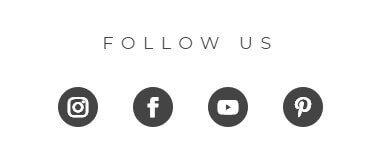 social media follow us footer