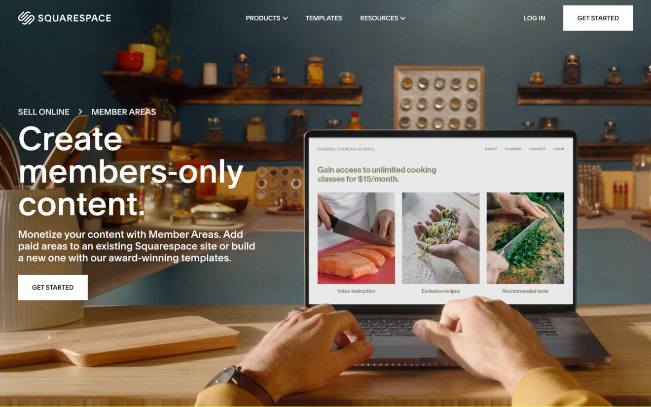 squarespace website builder