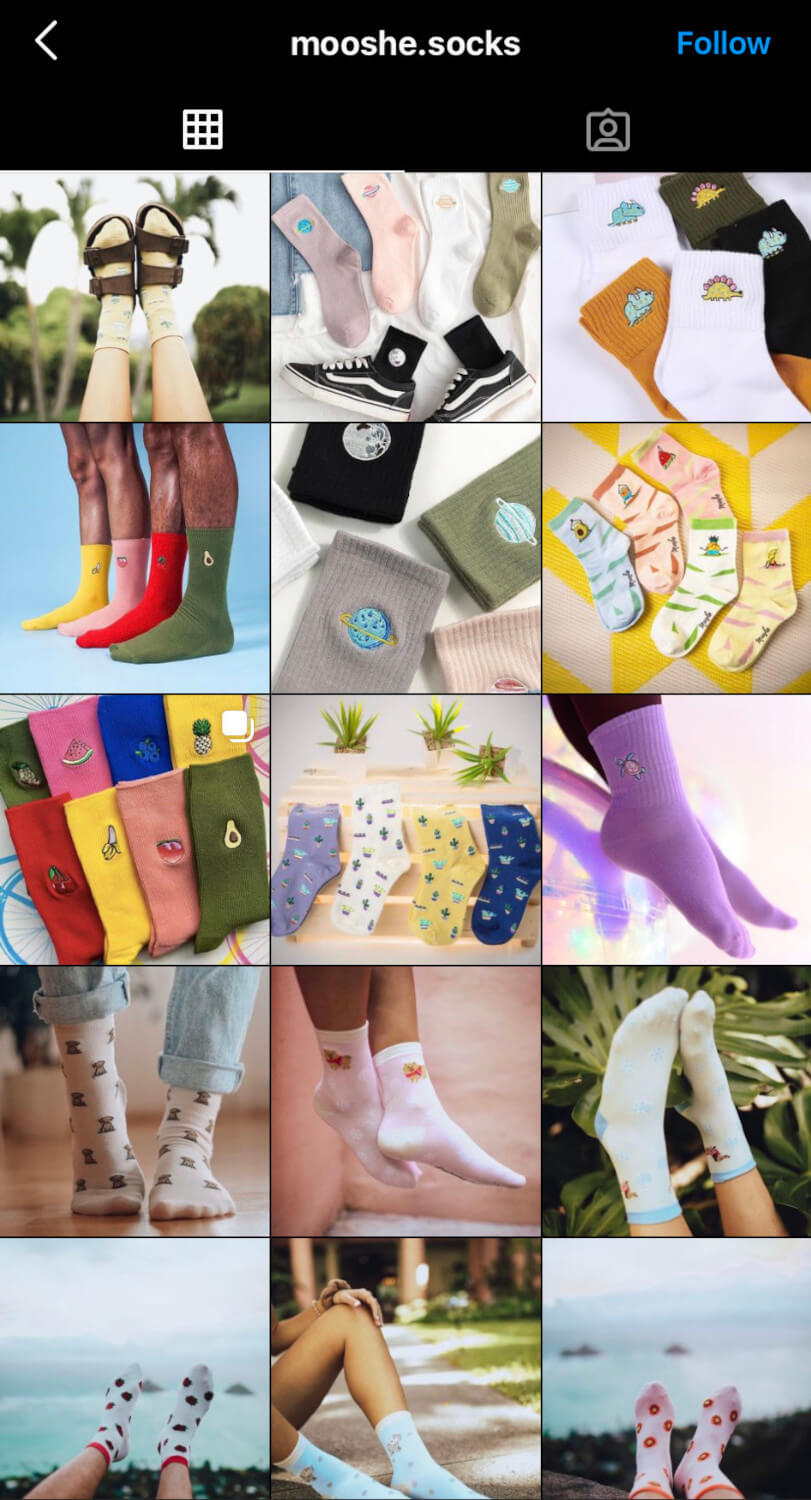 mooshe socks instagram pictures