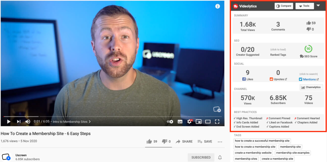 tubebuddy example