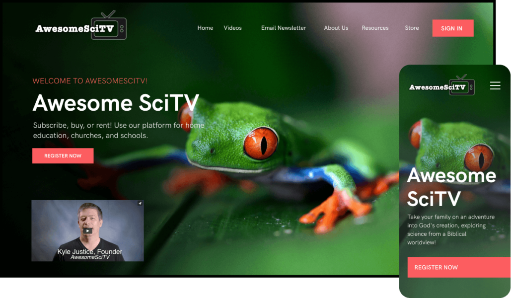 AwesomeSciTV VOD Service