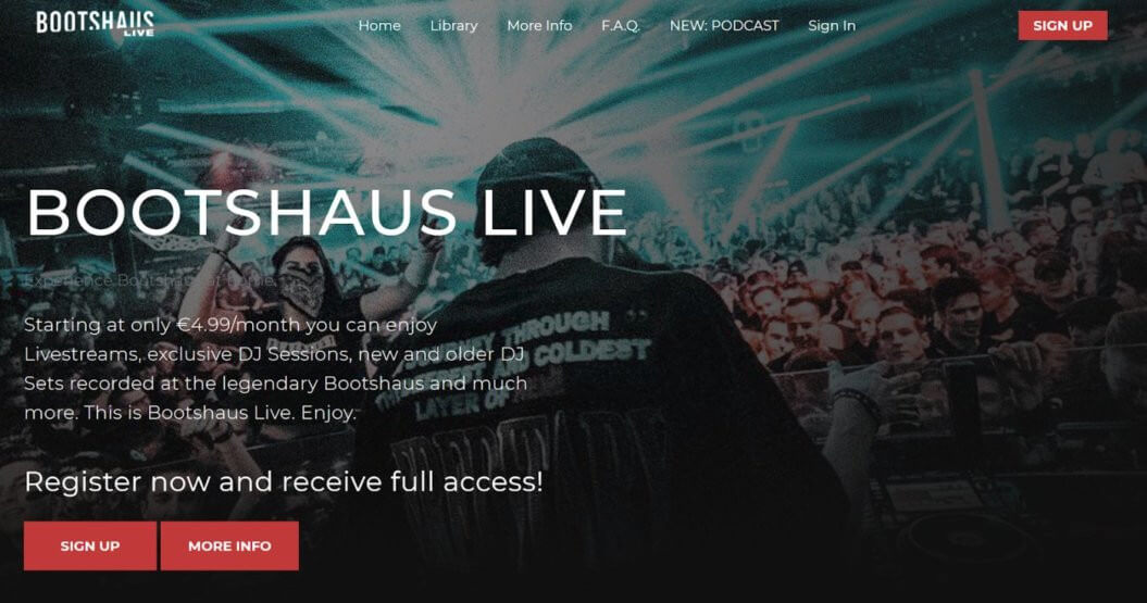 bootshaus live streaming service