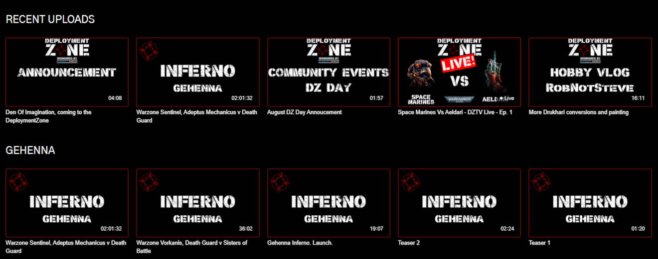 deployment zone tv warhammer 40k streaming service