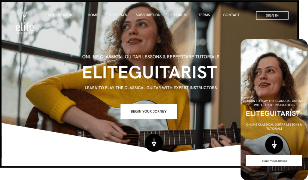 Elite Guitarist Arts Streaming Service