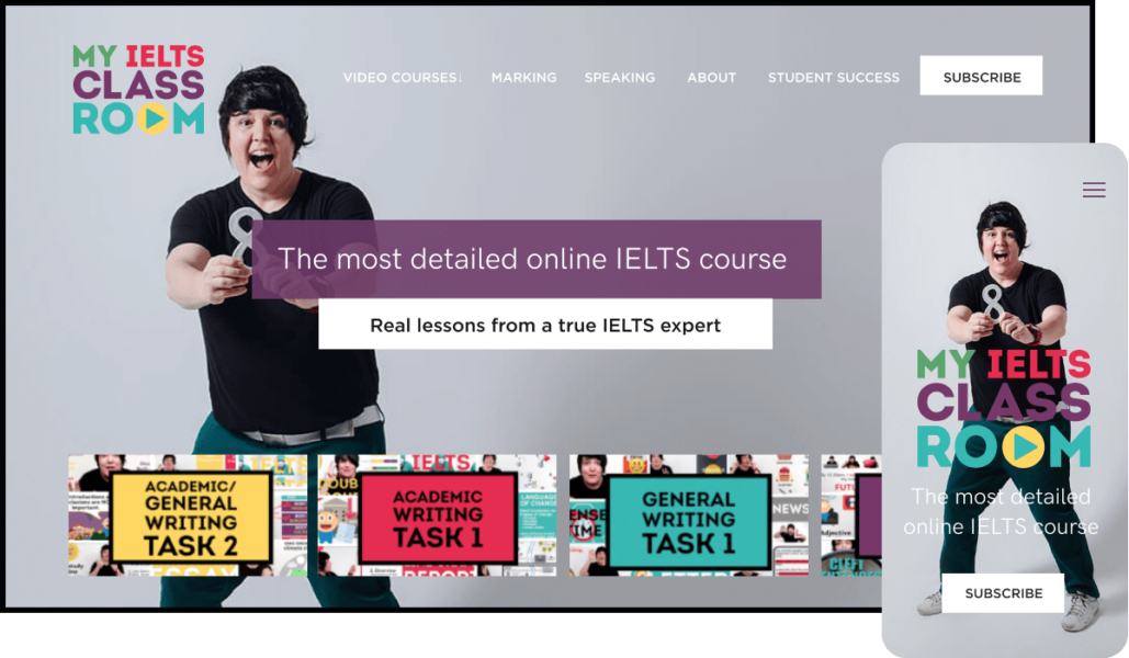 My IELTS Classroom Video Subscription Service