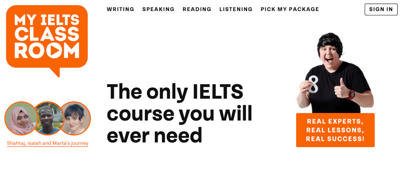 my ielts classroom tagline