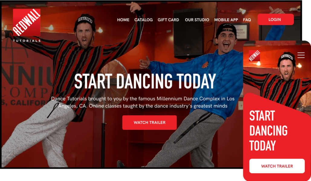 Red Wall Dance Tutorials Streaming Service