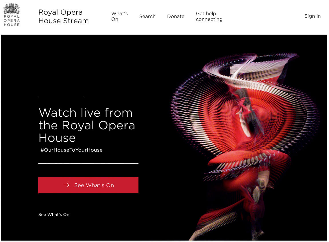 royal opera house tagline