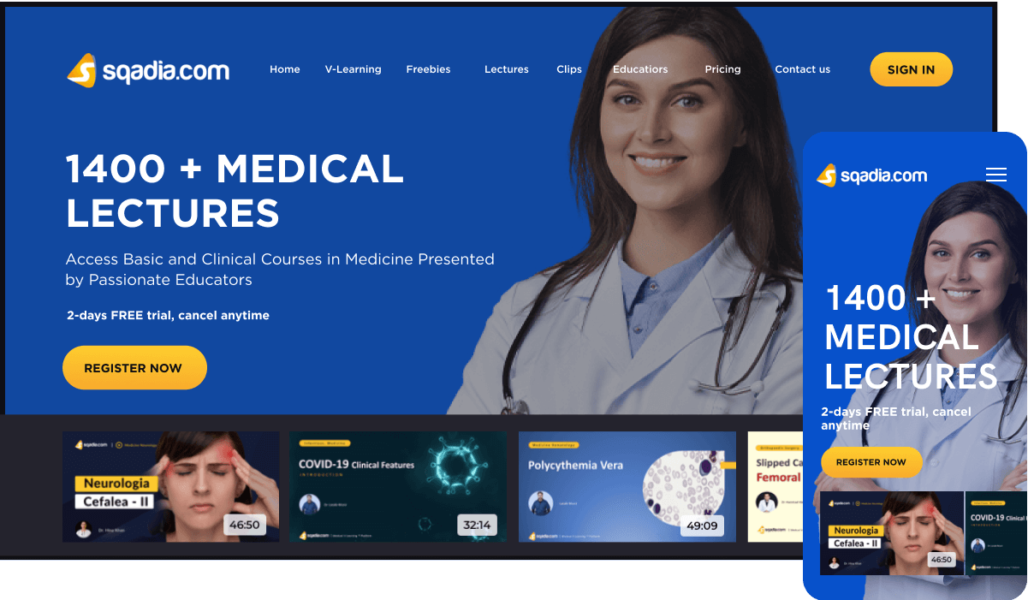 Sqadia Medical eLearning Service