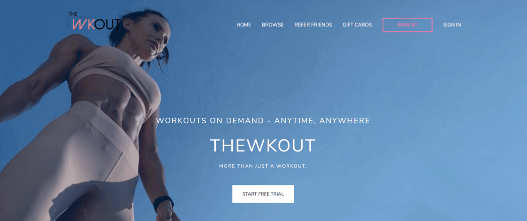the wkout workouts on demand