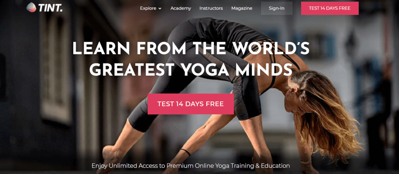 tint yoga video-on-demand