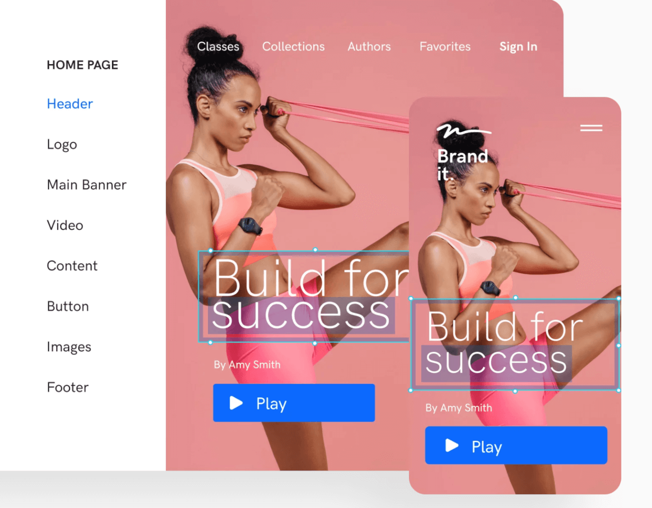 uscreen page builder