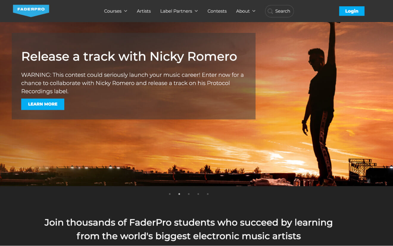 faderpro online courses platform