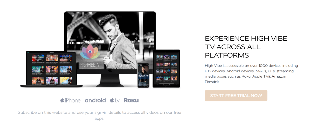 HighVibe TV ott devices