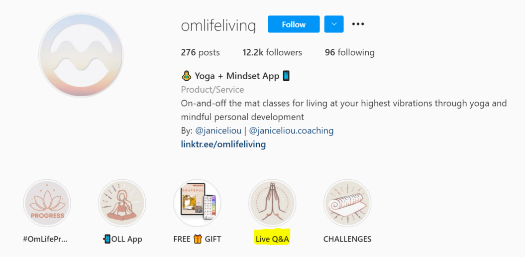 live Q&A instagram stories