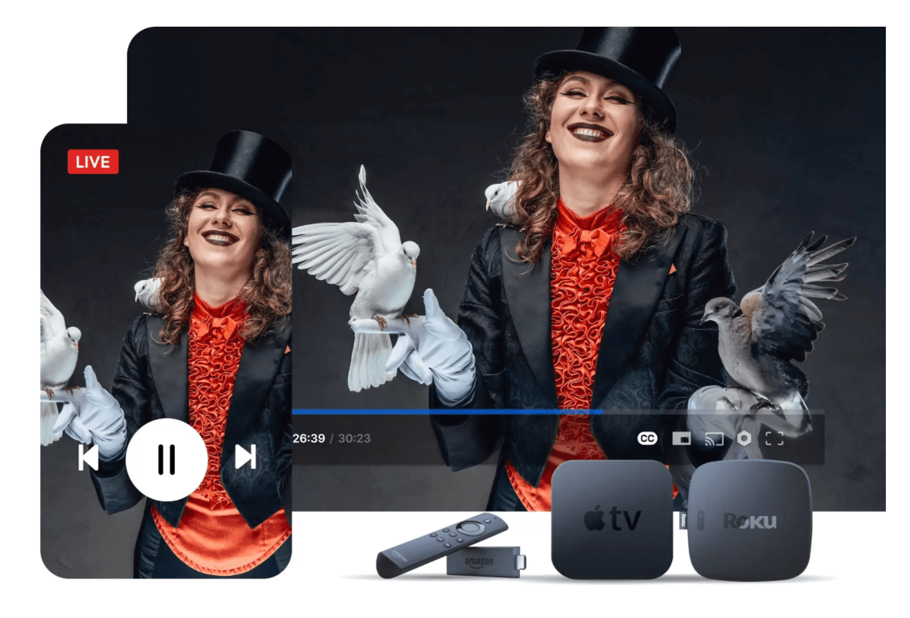 uscreen ott devices for live streaming