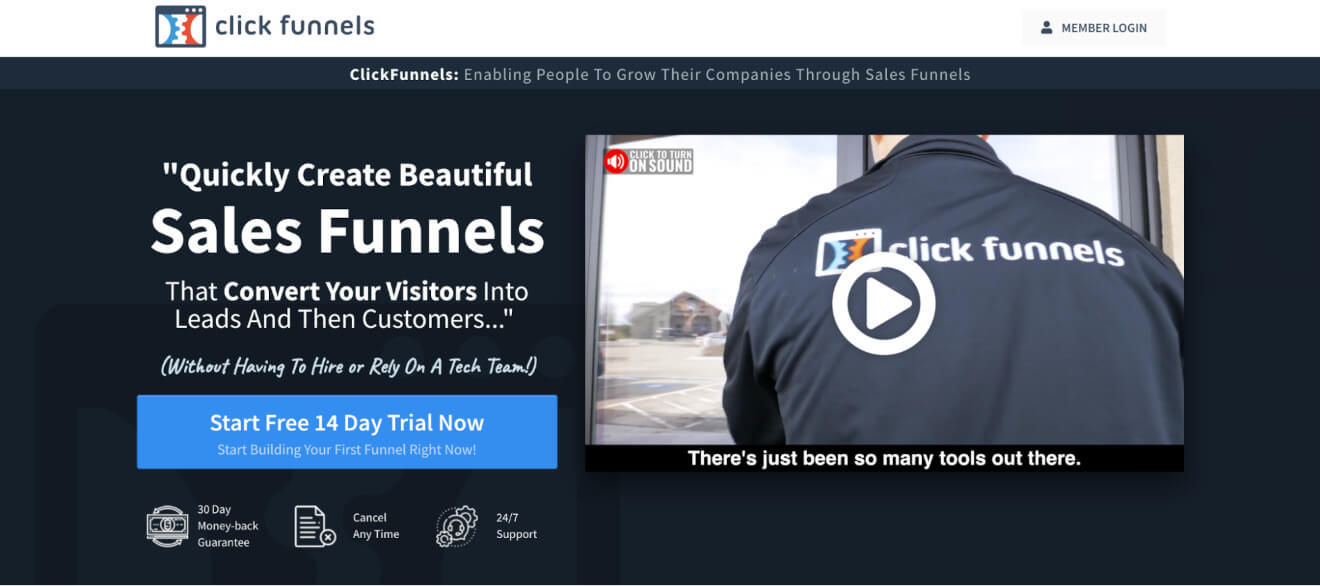 Click Funnels Marketing Platform