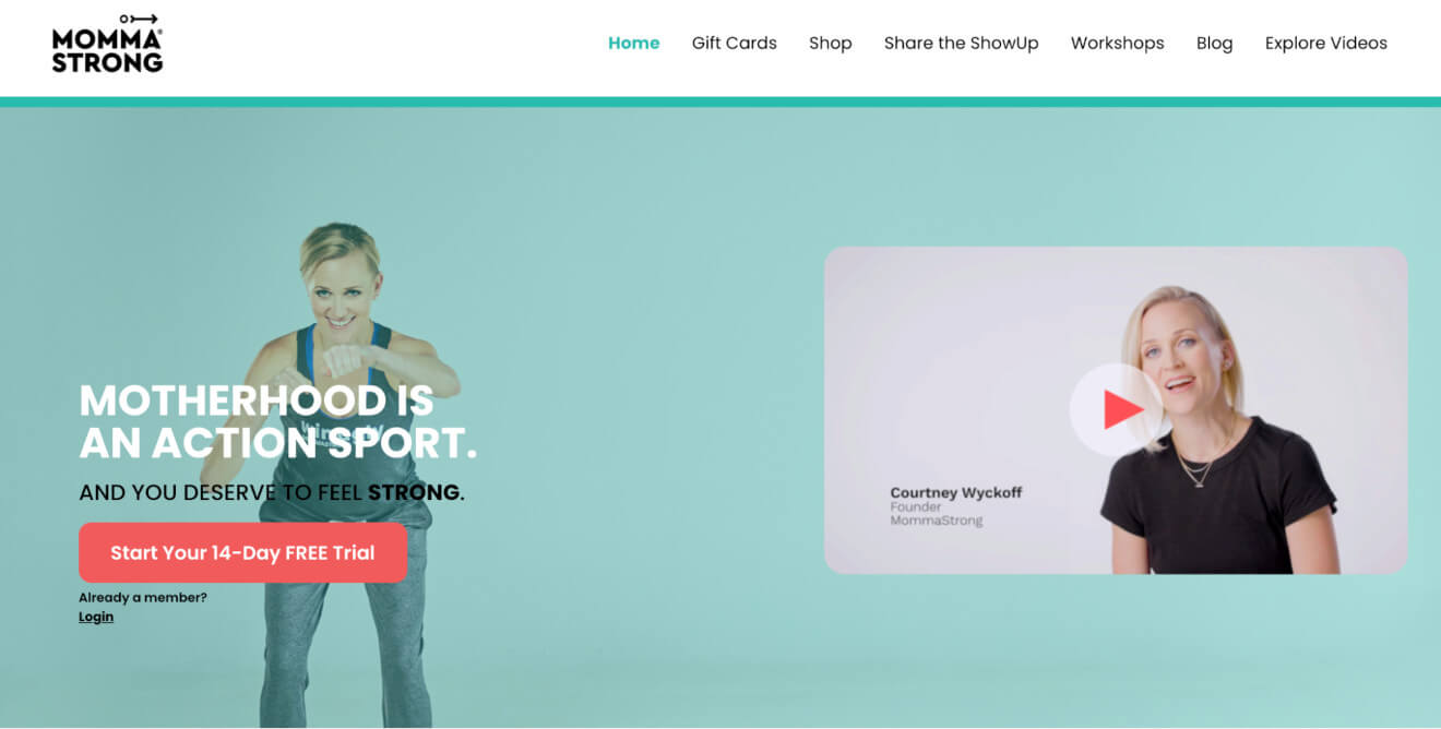 MommaStrong SVOD service