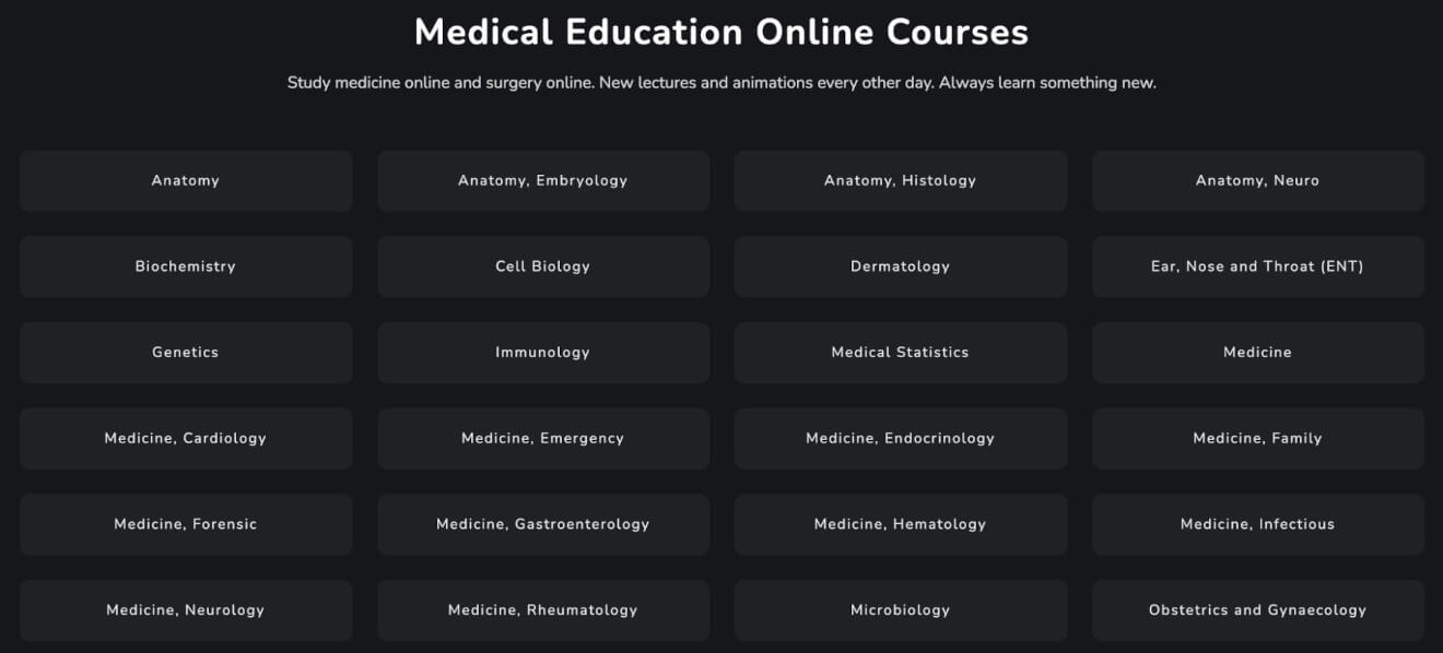 Sqadia Course Categories
