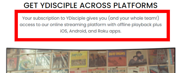 Get YDisciple Across Platforms