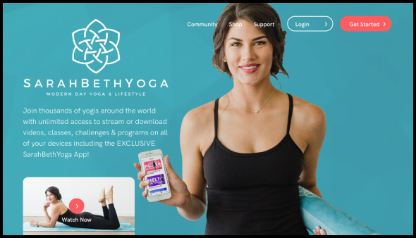 Sarah Beth Yoga subscription service