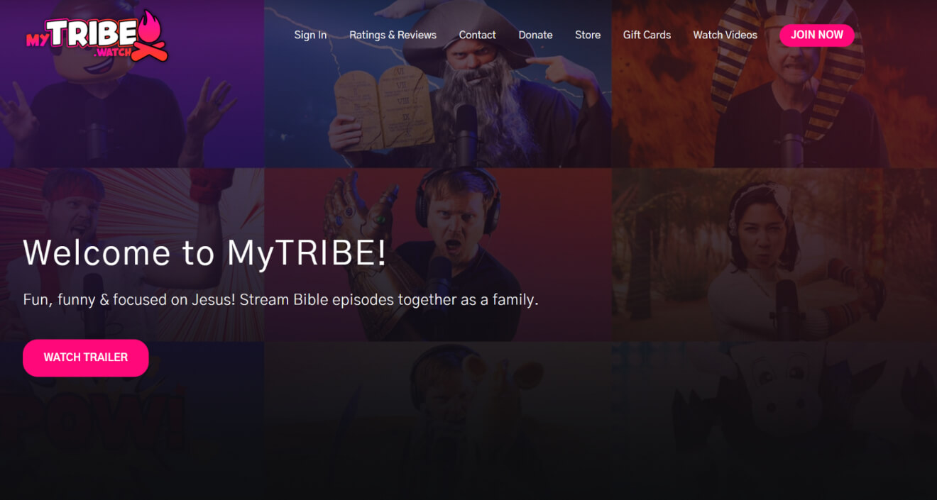 MyTRIBE Landing Page